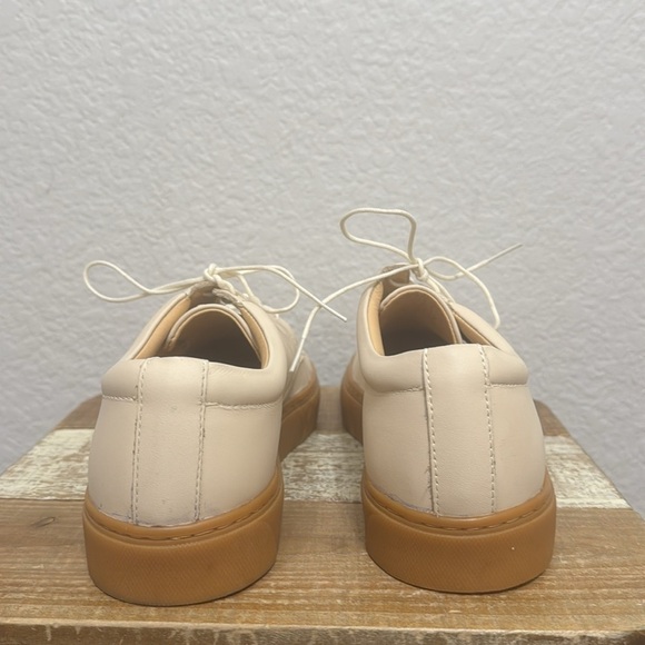 Nisolo Diego Low Top Leather Sneaker Bone Size 8.5 - Picture 5 of 9